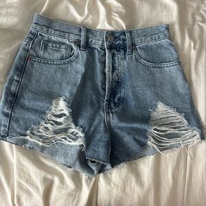 PacSun Vintage High Rise Denim Shorts
